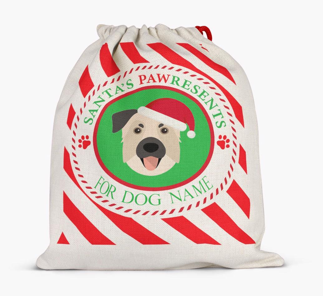 Santa Sack 'Pawresents' - Personalized for Your {breedFullName}