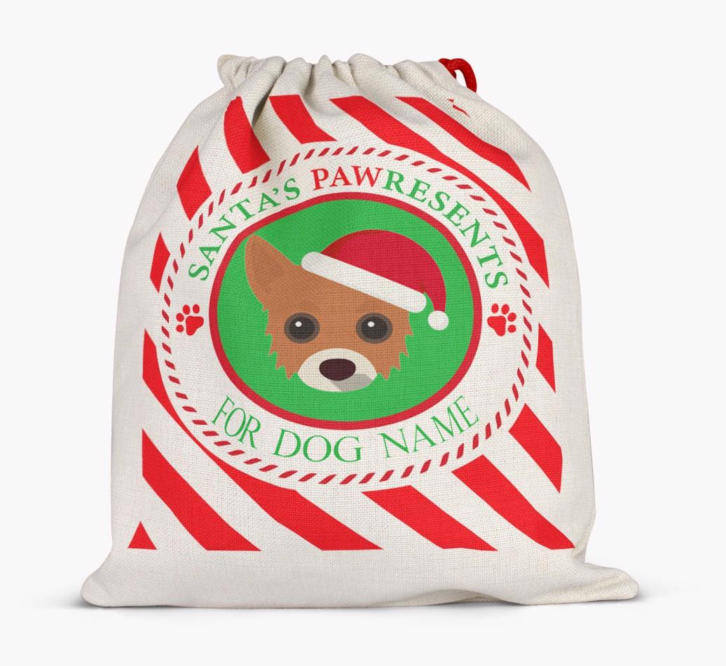 Santa Sack 'Pawresents' - Personalized for Your {breedFullName}