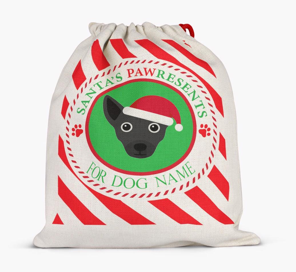 Santa Sack 'Pawresents' - Personalized for Your {breedFullName}