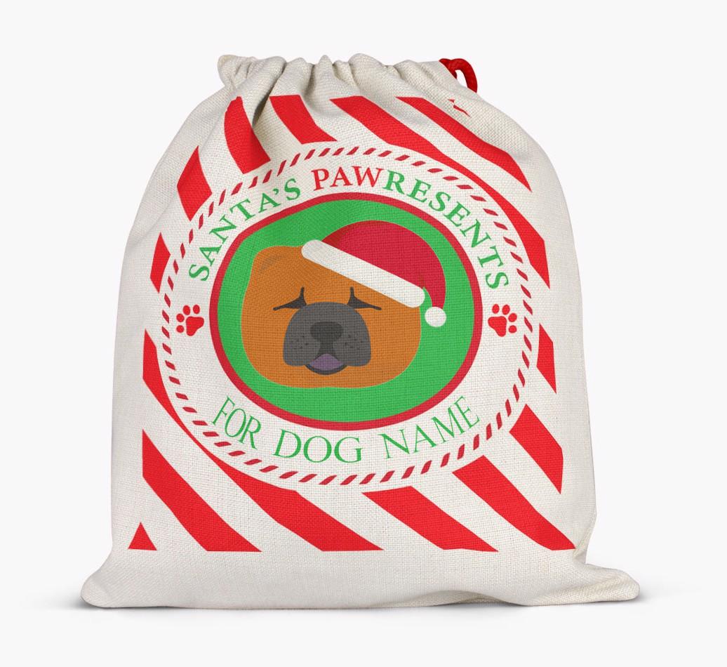 Santa Sack 'Pawresents' - Personalized for Your {breedFullName}
