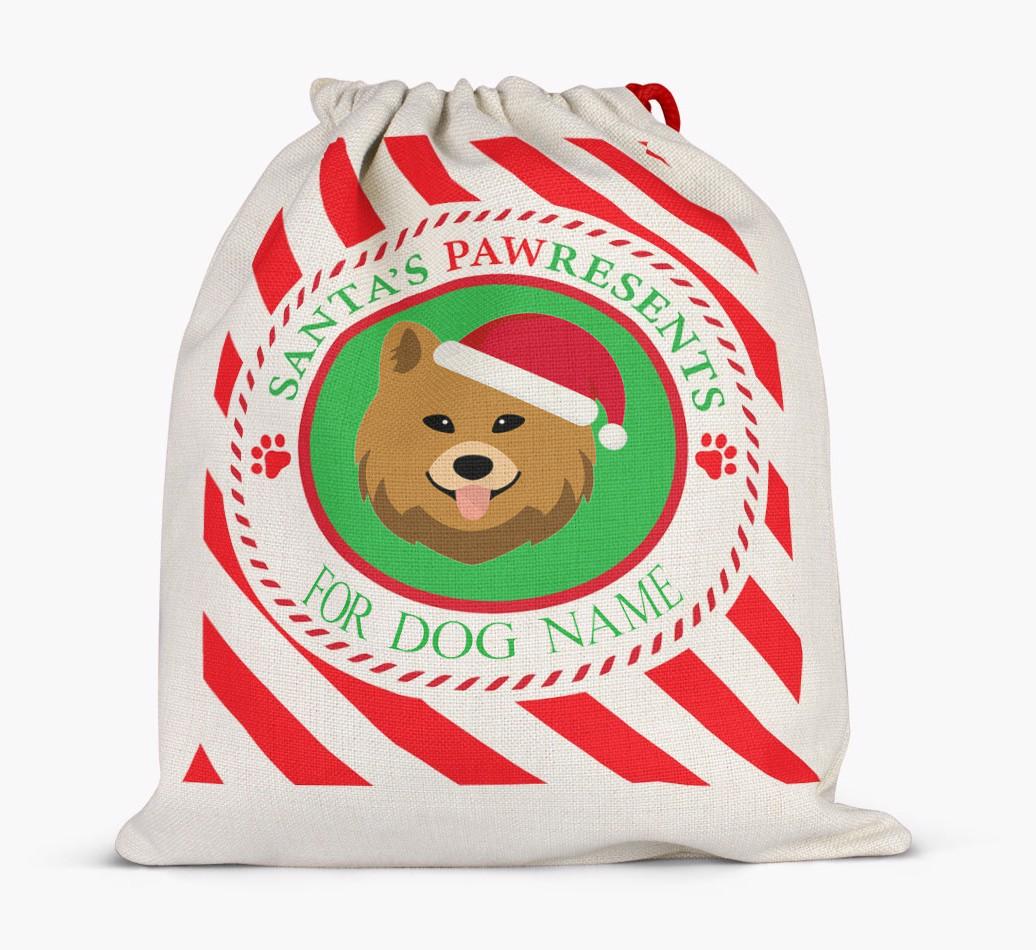 Santa Sack 'Pawresents' - Personalized for Your {breedFullName}