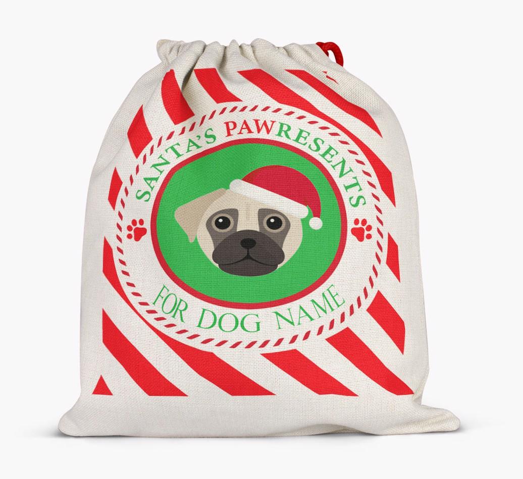 Santa Sack 'Pawresents' - Personalized for Your {breedFullName}