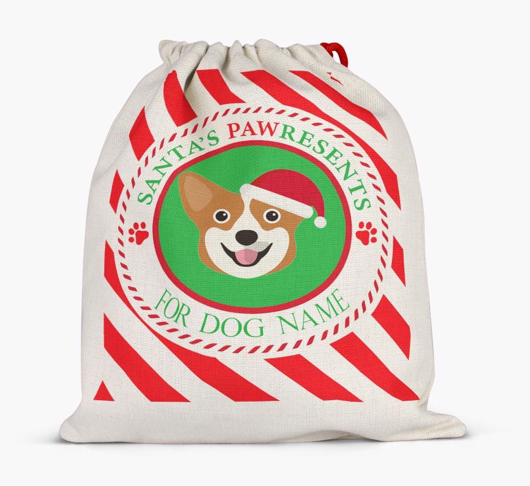 Santa Sack 'Pawresents' - Personalized for Your {breedFullName}