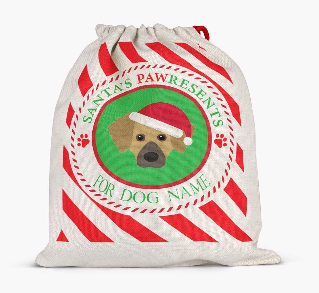 Santa Sack 'Pawresents' - Personalized for Your {breedFullName}