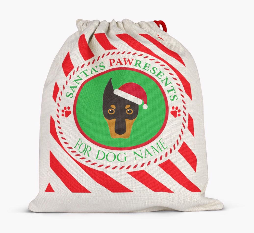 Santa Sack 'Pawresents' - Personalized for Your {breedFullName}