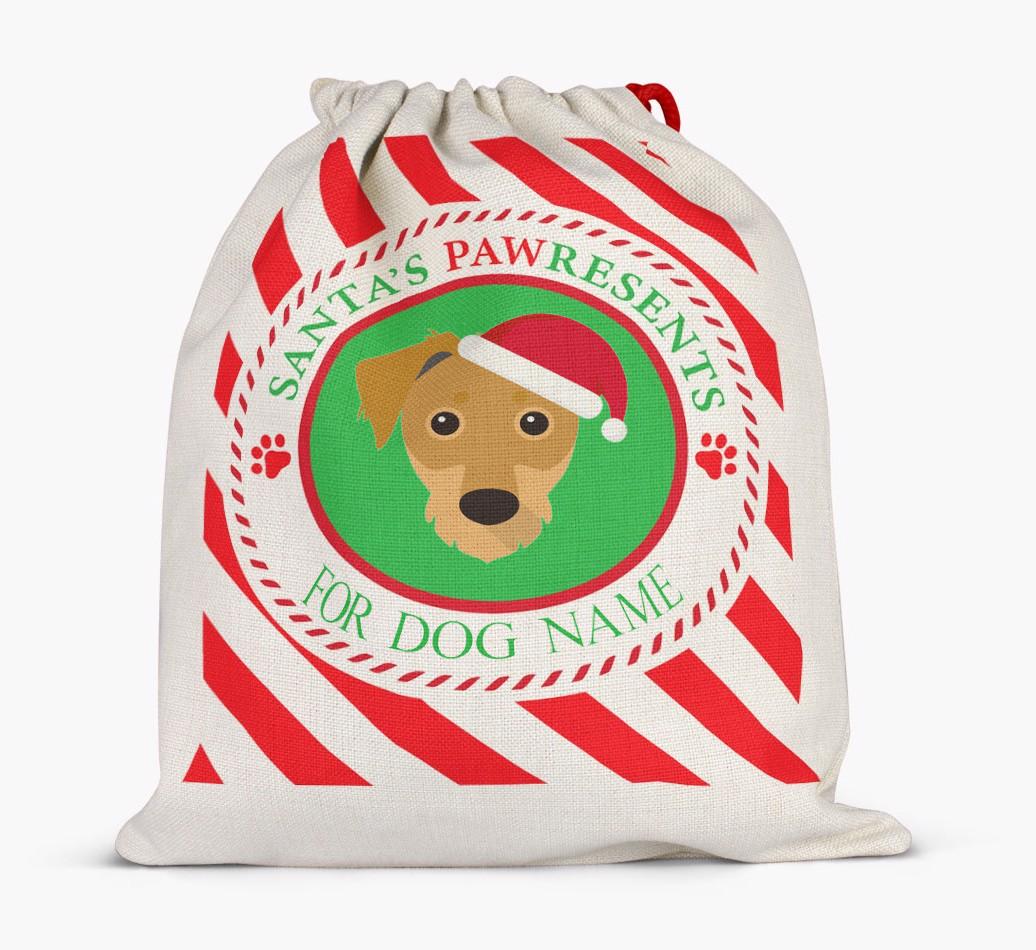 Santa Sack 'Pawresents' - Personalized for Your {breedFullName}