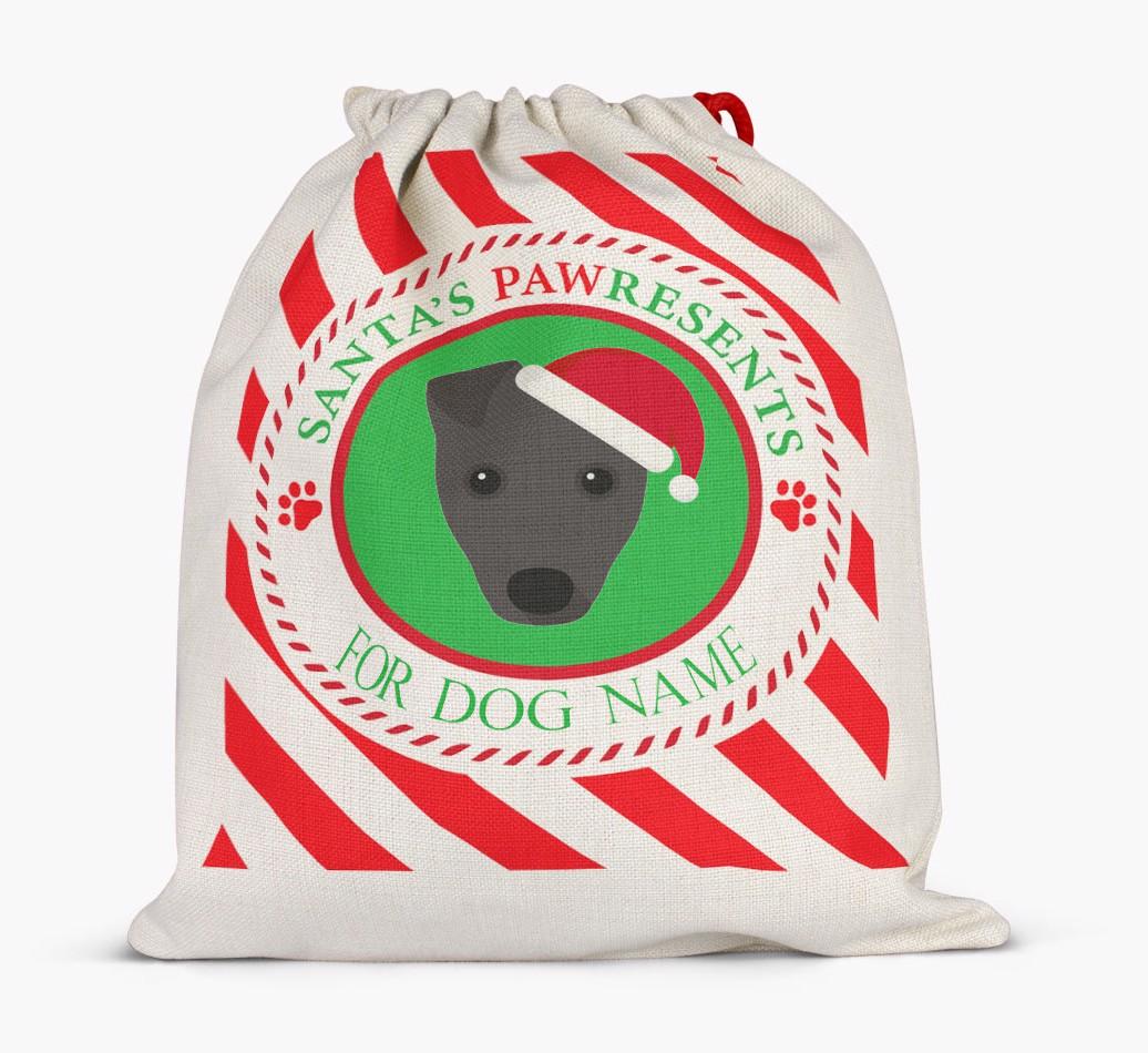 Santa Sack 'Pawresents' - Personalized for Your {breedFullName}