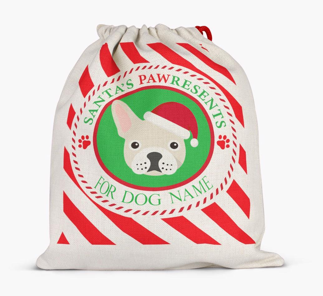 Santa Sack 'Pawresents' - Personalized for Your {breedFullName}
