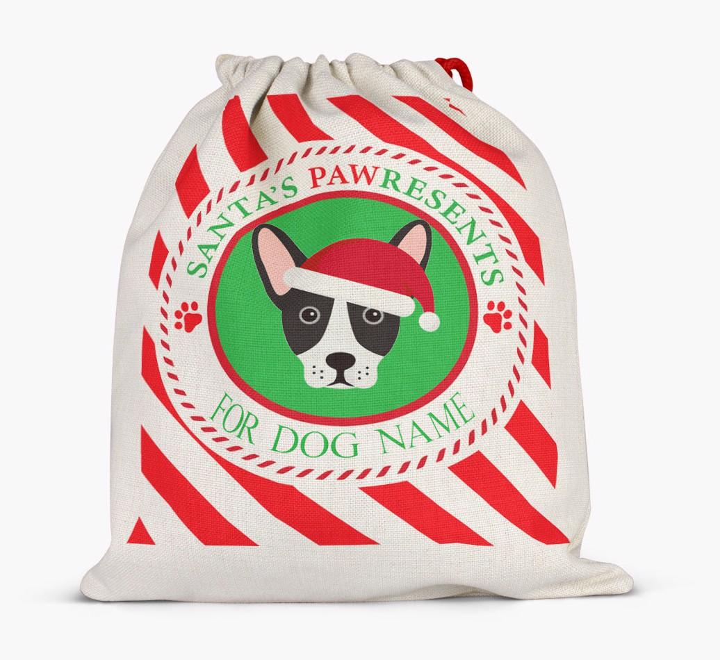 Santa Sack 'Pawresents' - Personalized for Your {breedFullName}