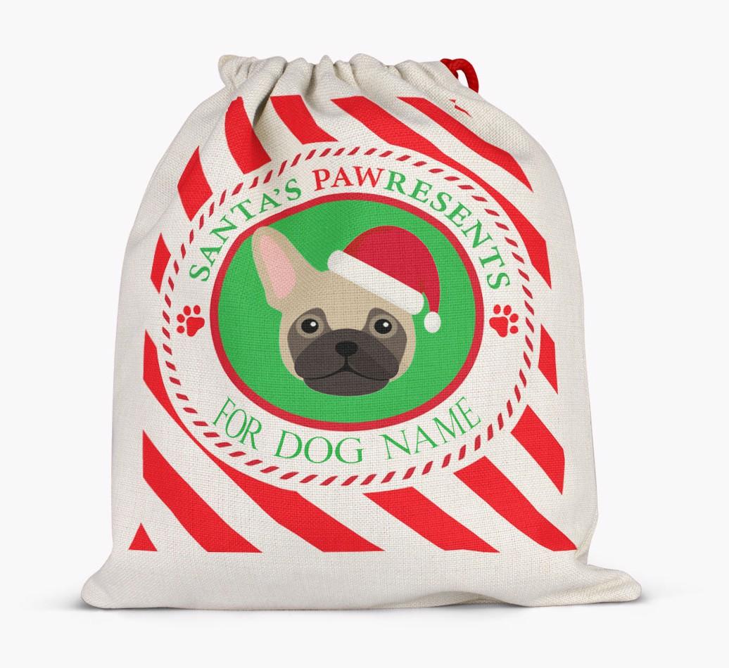 Santa Sack 'Pawresents' - Personalized for Your {breedFullName}