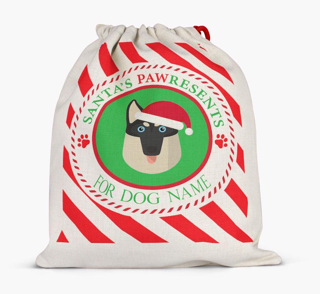 Santa Sack 'Pawresents' - Personalized for Your {breedFullName}