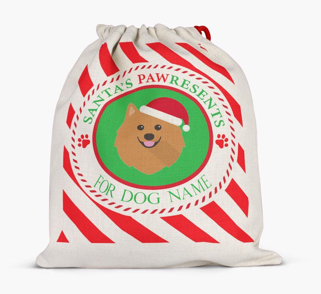 Santa Sack 'Pawresents' - Personalized for Your {breedFullName}