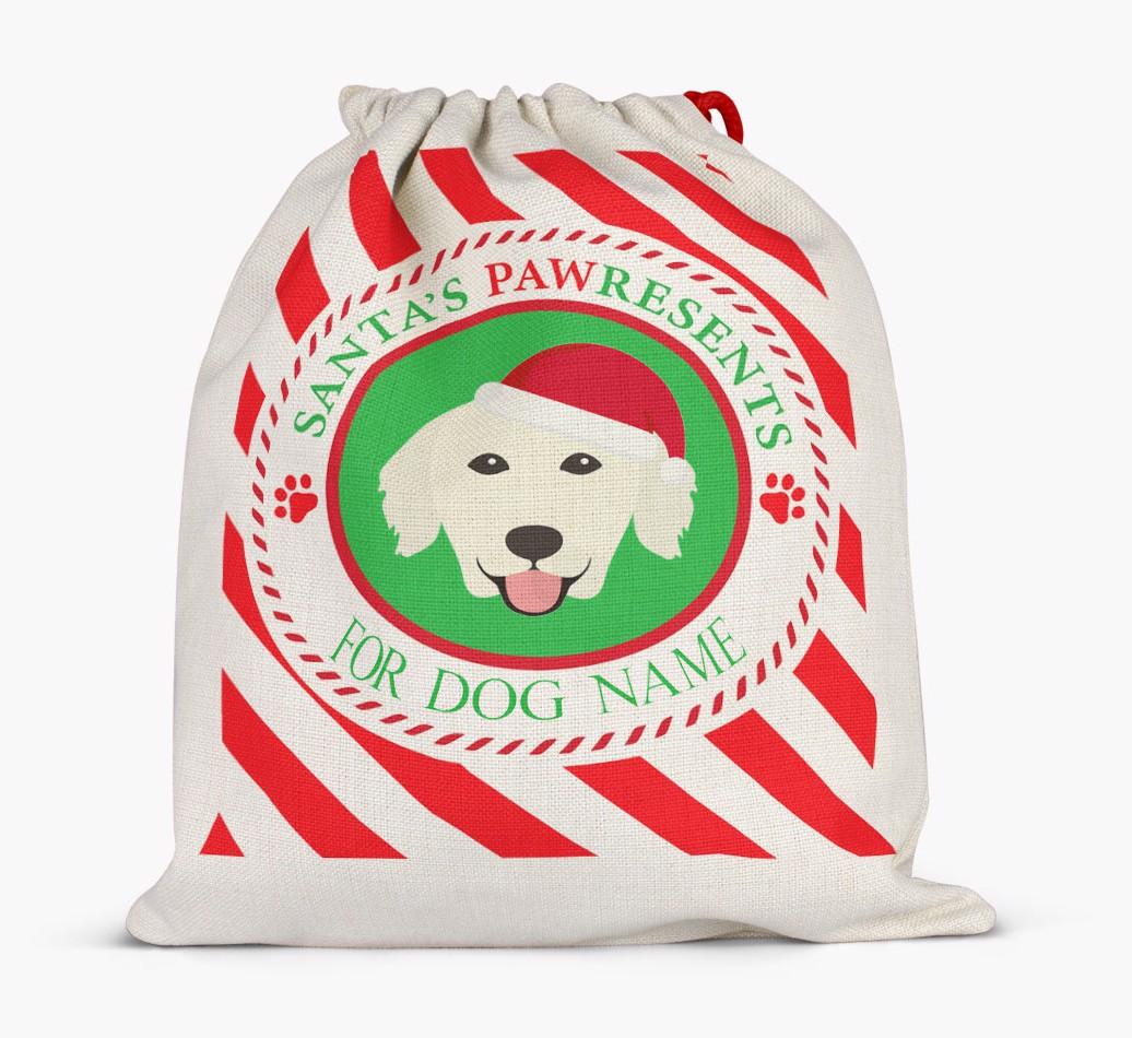 Santa Sack 'Pawresents' - Personalised for Your {breedFullName}