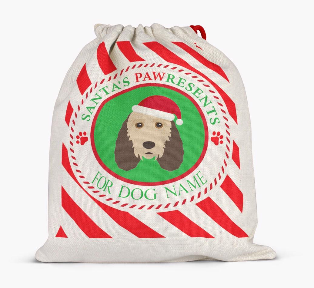 Santa Sack 'Pawresents' - Personalized for Your {breedFullName}