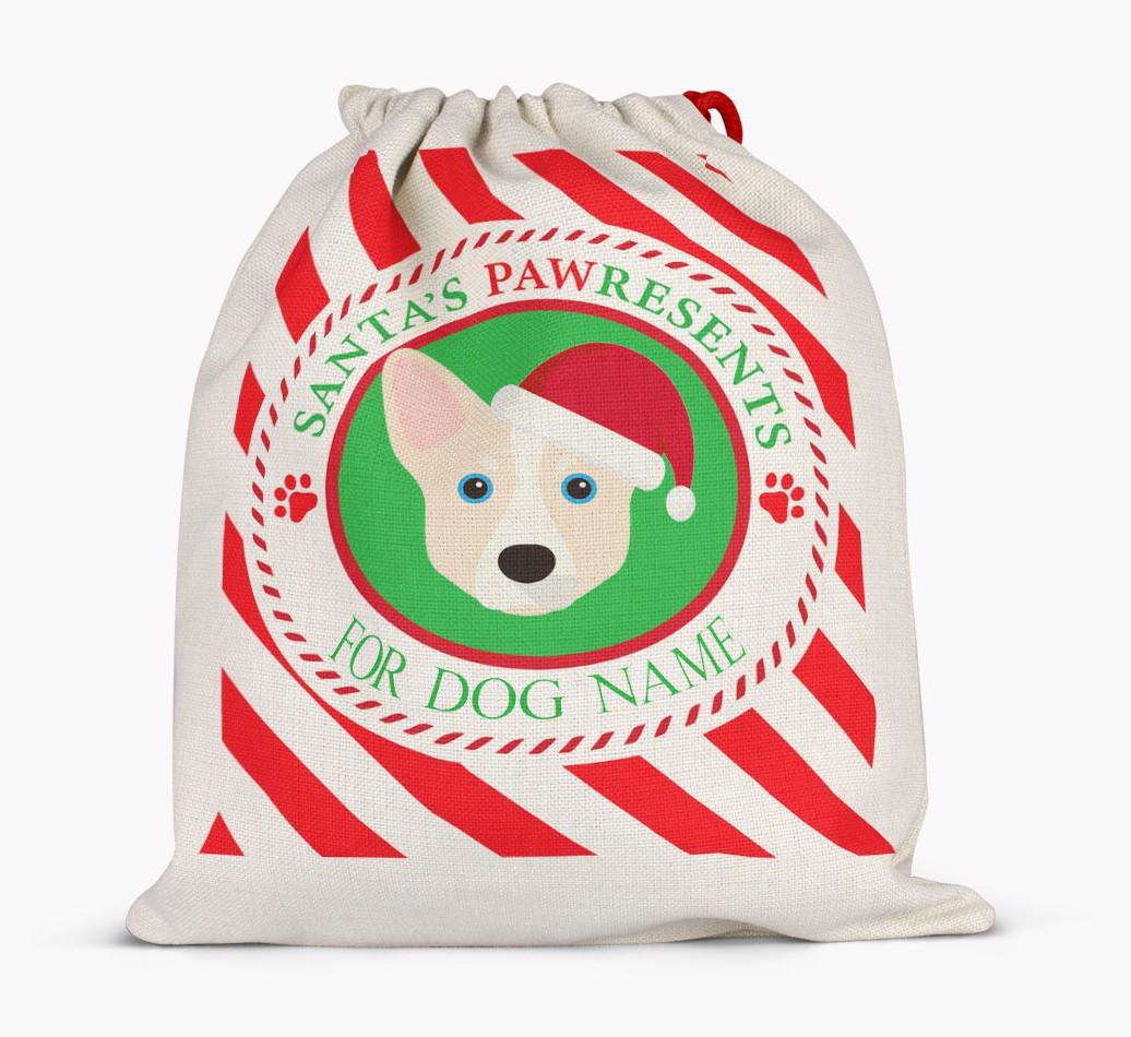 Santa Sack 'Pawresents' - Personalized for Your {breedFullName}