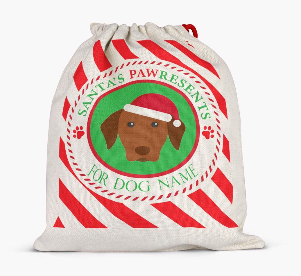 Santa Sack 'Pawresents' - Personalized for Your {breedFullName}