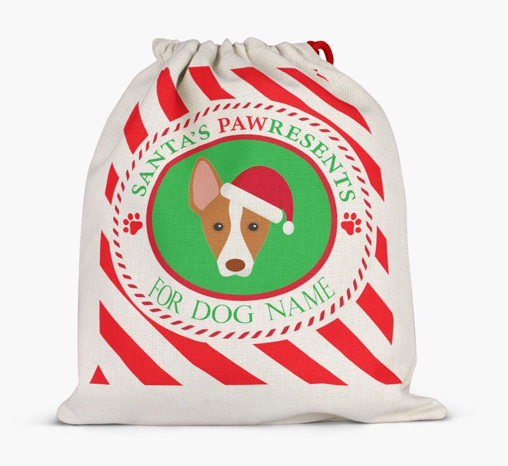Santa Sack 'Pawresents' - Personalized for Your {breedFullName}