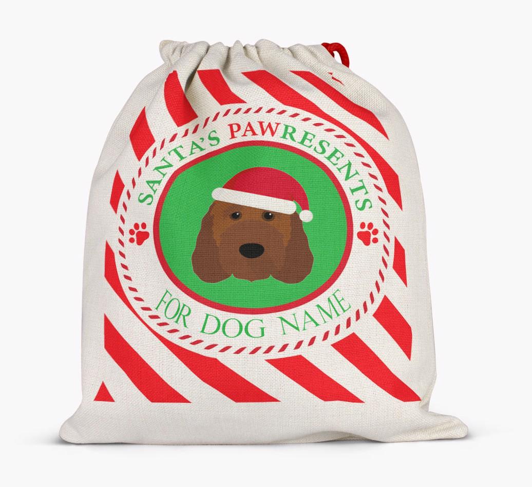 Santa Sack 'Pawresents' - Personalized for Your {breedFullName}
