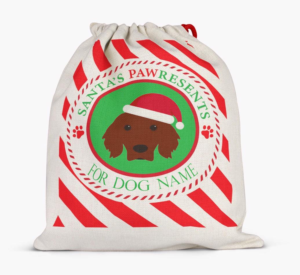Santa Sack 'Pawresents' - Personalized for Your {breedFullName}
