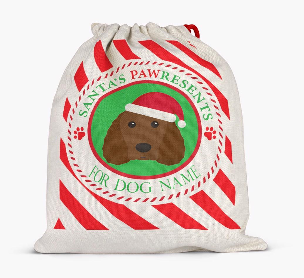 Santa Sack 'Pawresents' - Personalized for Your {breedFullName}