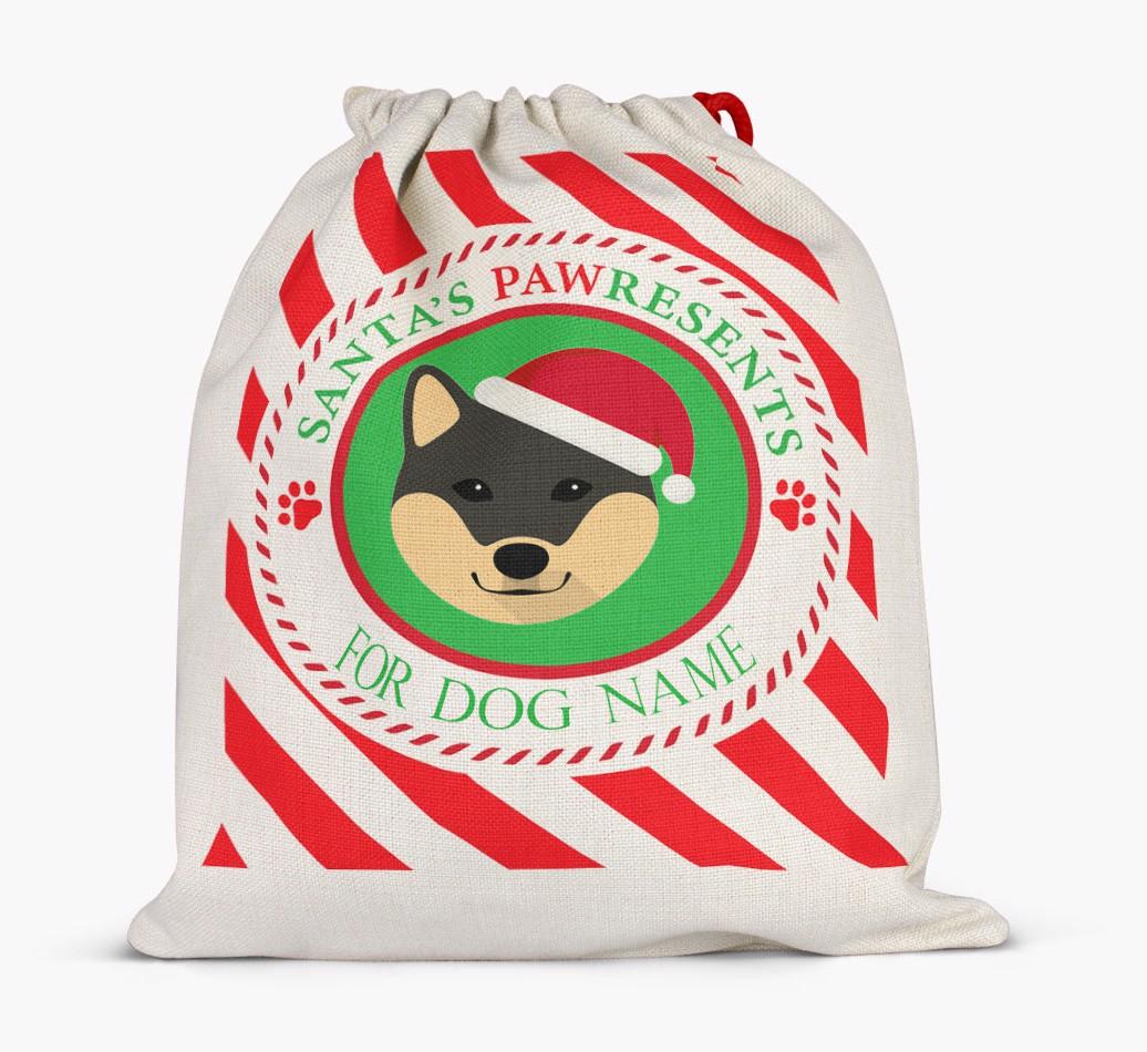 Santa Sack 'Pawresents' - Personalized for Your {breedFullName}