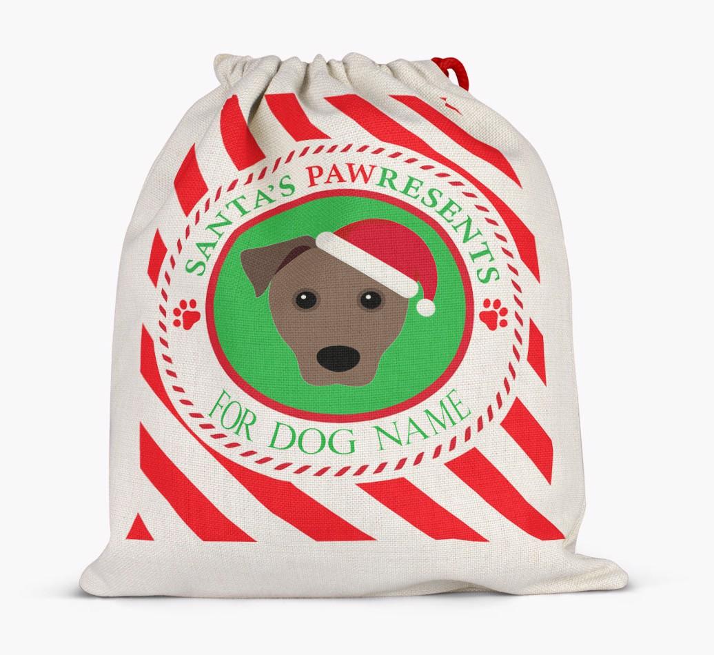 Santa Sack 'Pawresents' - Personalized for Your {breedFullName}