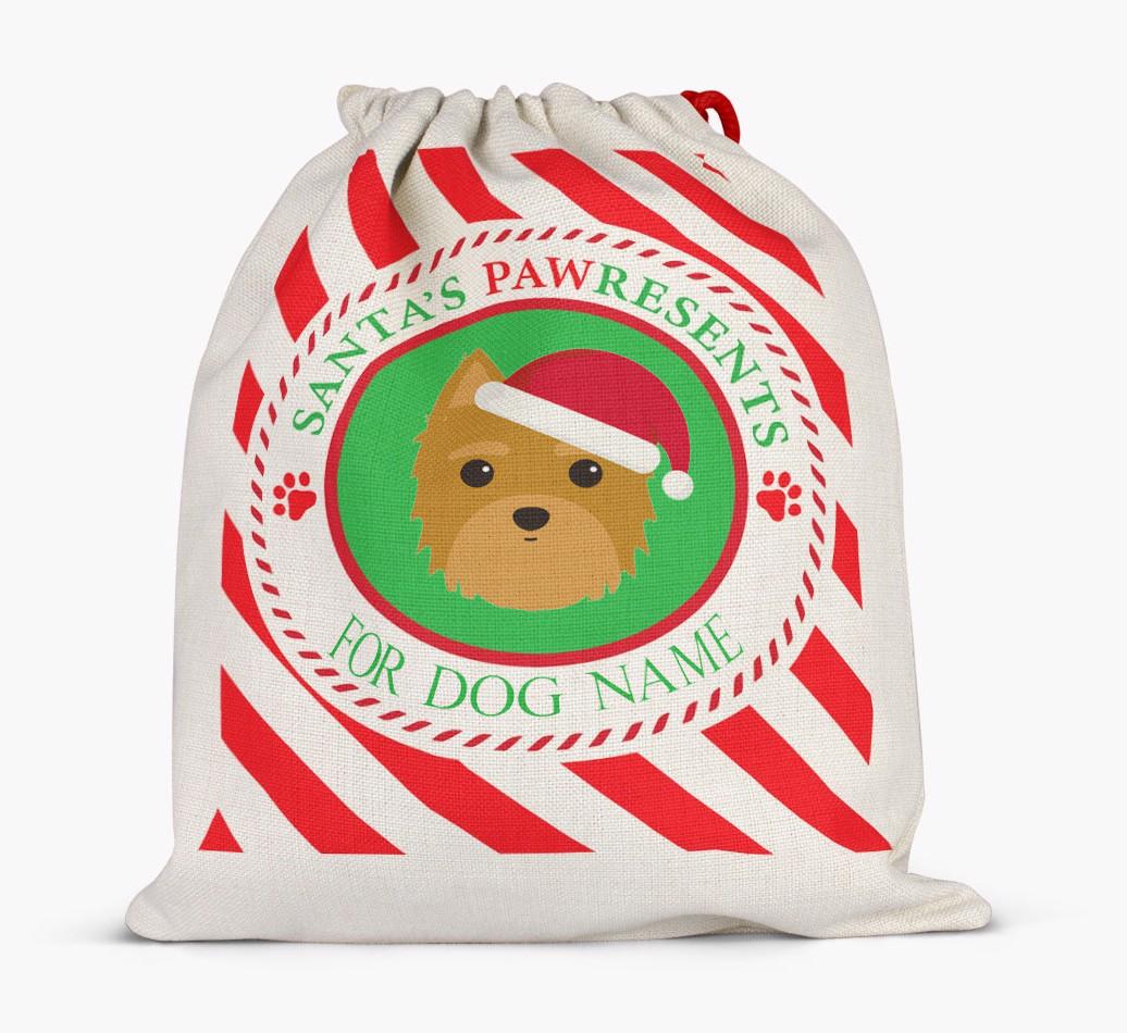 Santa Sack 'Pawresents' - Personalized for Your {breedFullName}