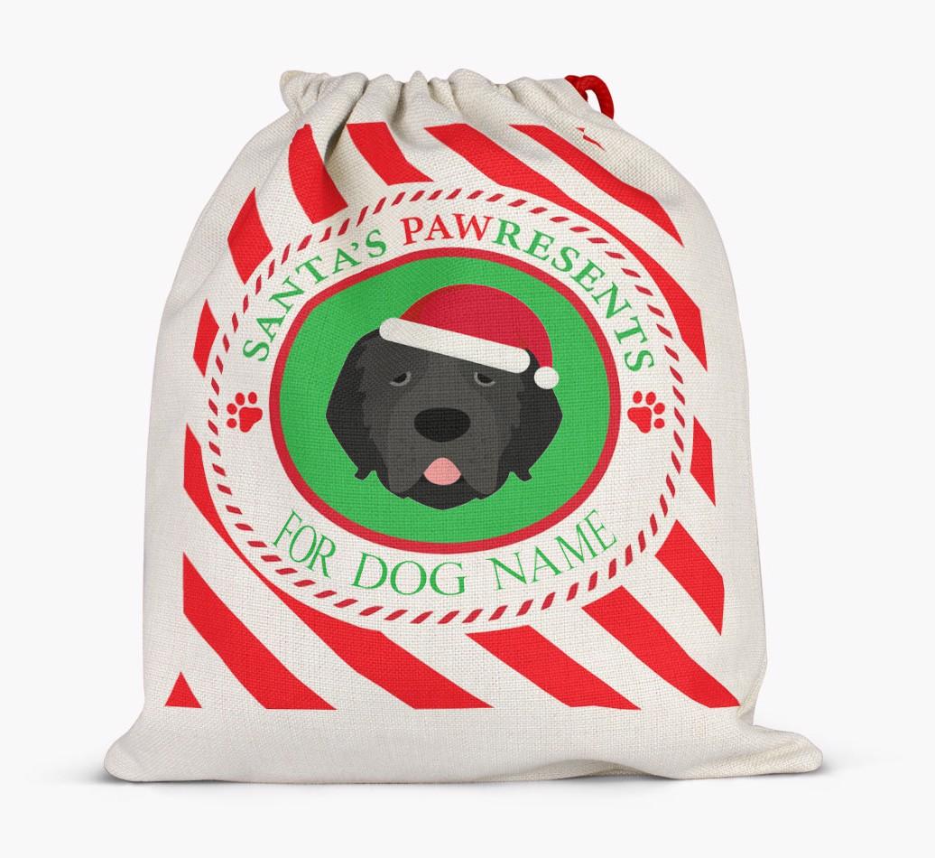 Santa Sack 'Pawresents' - Personalized for Your {breedFullName}