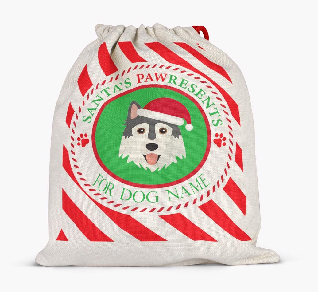 Santa Sack 'Pawresents' - Personalized for Your {breedFullName}