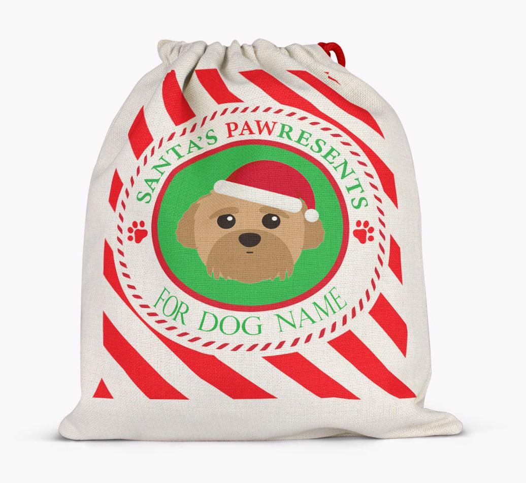 Santa Sack 'Pawresents' - Personalized for Your {breedFullName}