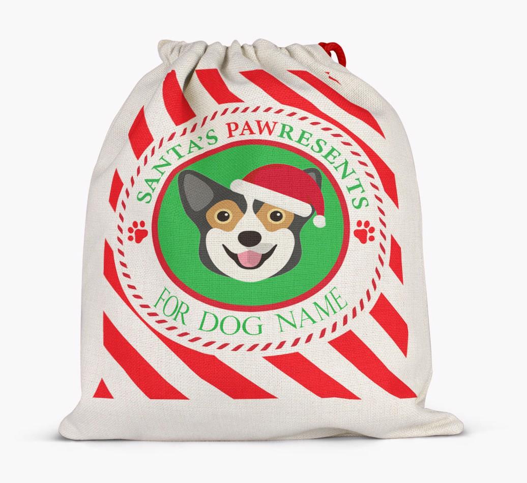 Santa Sack 'Pawresents' - Personalized for Your {breedFullName}