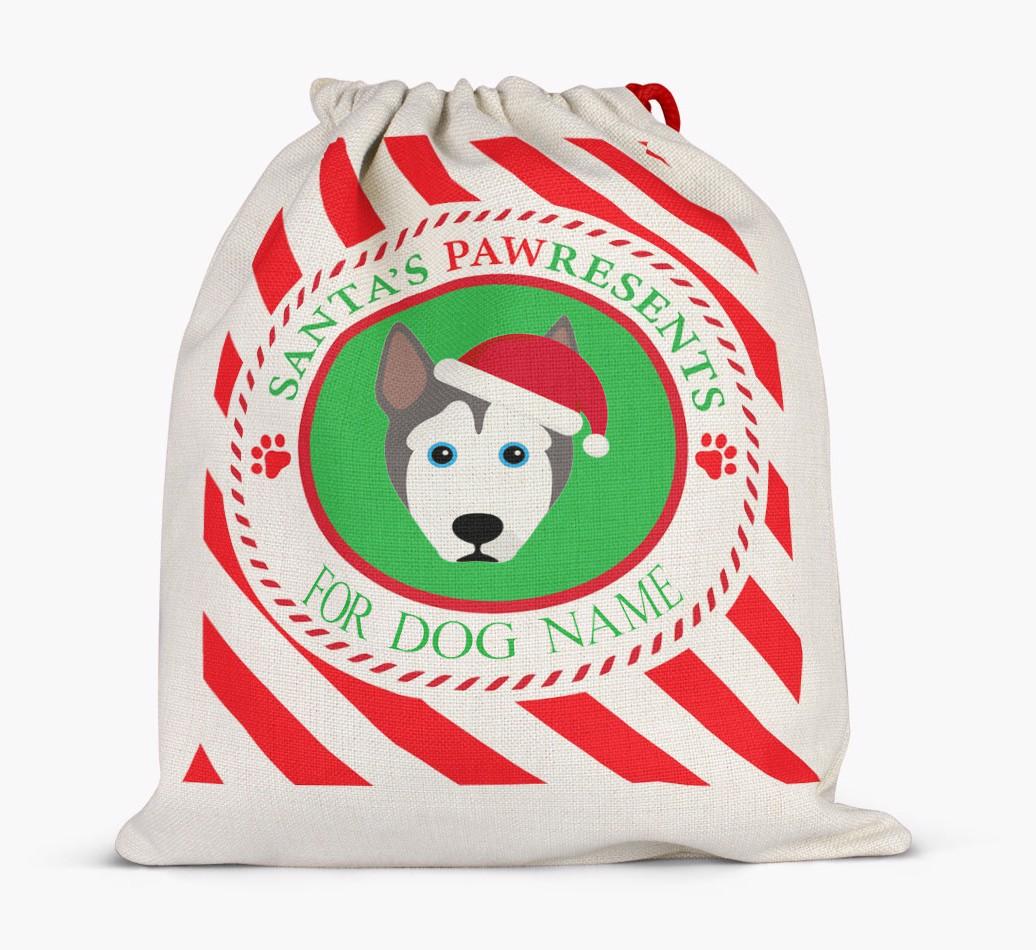 Santa Sack 'Pawresents' - Personalized for Your {breedFullName}