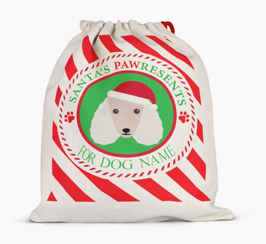 Santa Sack 'Pawresents' - Personalized for Your {breedFullName}