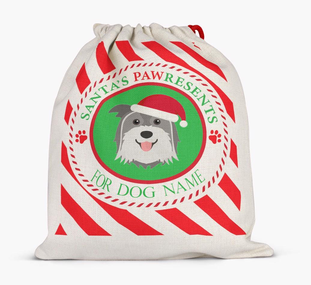 Santa Sack 'Pawresents' - Personalized for Your {breedFullName}