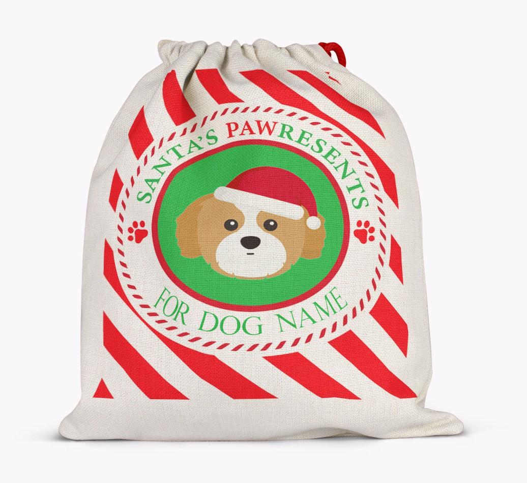 Santa Sack 'Pawresents' - Personalized for Your {breedFullName}