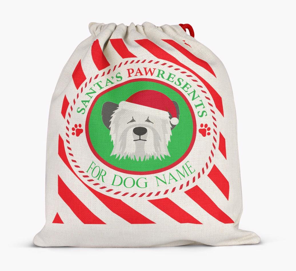 Santa Sack 'Pawresents' - Personalized for Your {breedFullName}
