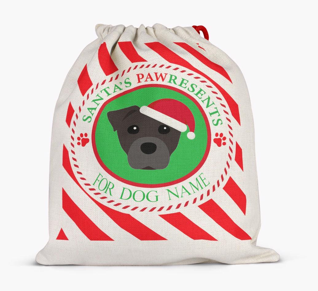Santa Sack 'Pawresents' - Personalized for Your {breedFullName}