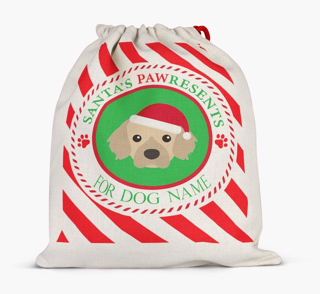 Santa Sack 'Pawresents' - Personalized for Your {breedFullName}