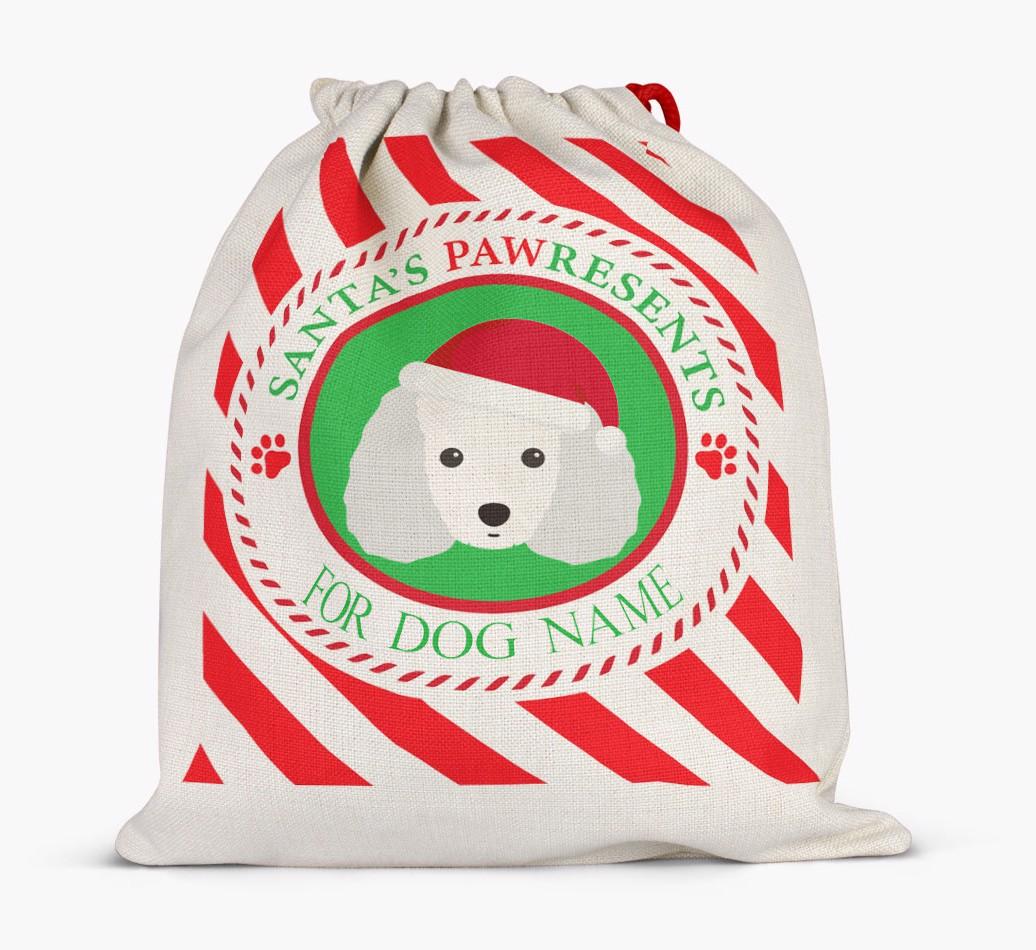 Santa Sack 'Pawresents' - Personalized for Your {breedFullName}