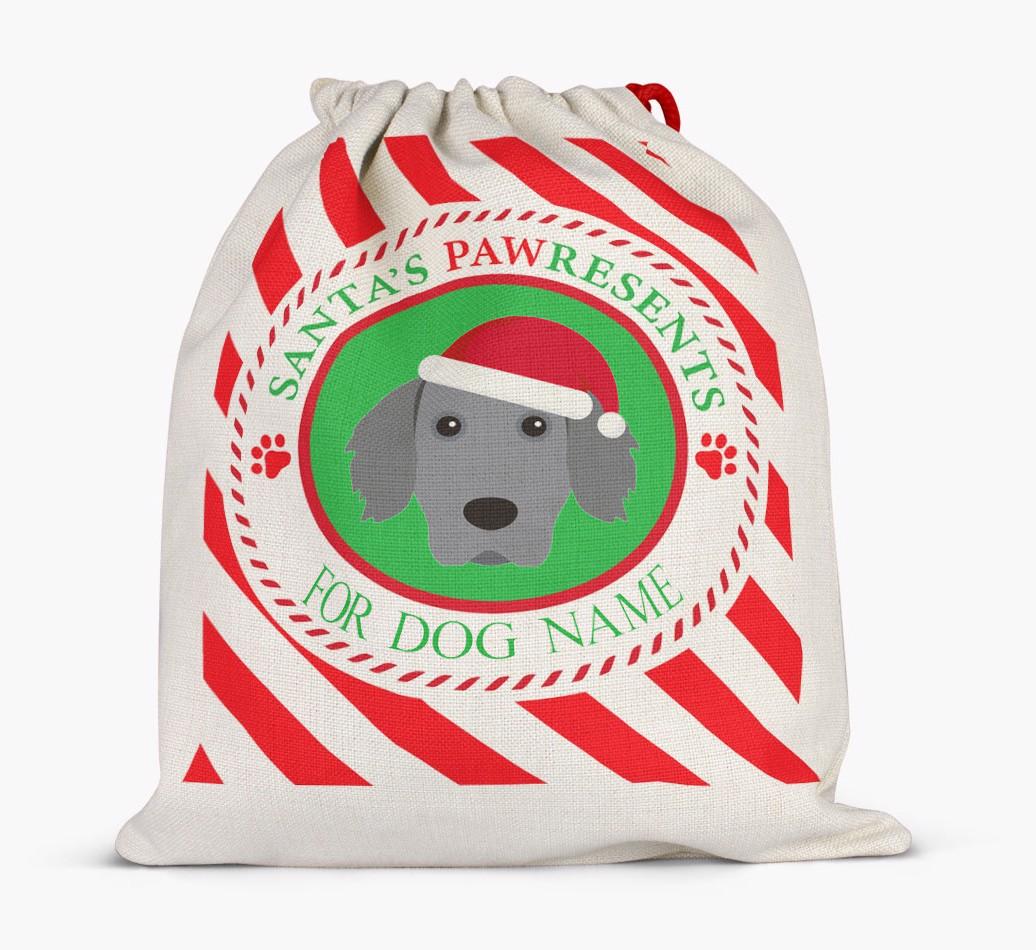 Santa Sack 'Pawresents' - Personalized for Your {breedFullName}