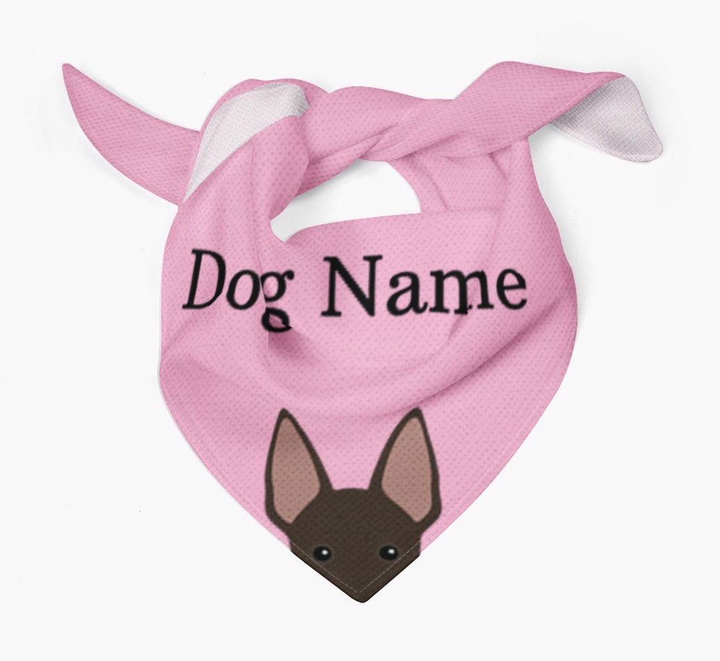 Personalised Dog Bandana with Peeking Yappicons for {dogsName}