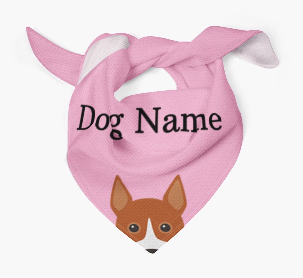 Personalised Dog Bandana with Peeking Yappicons for {dogsName}