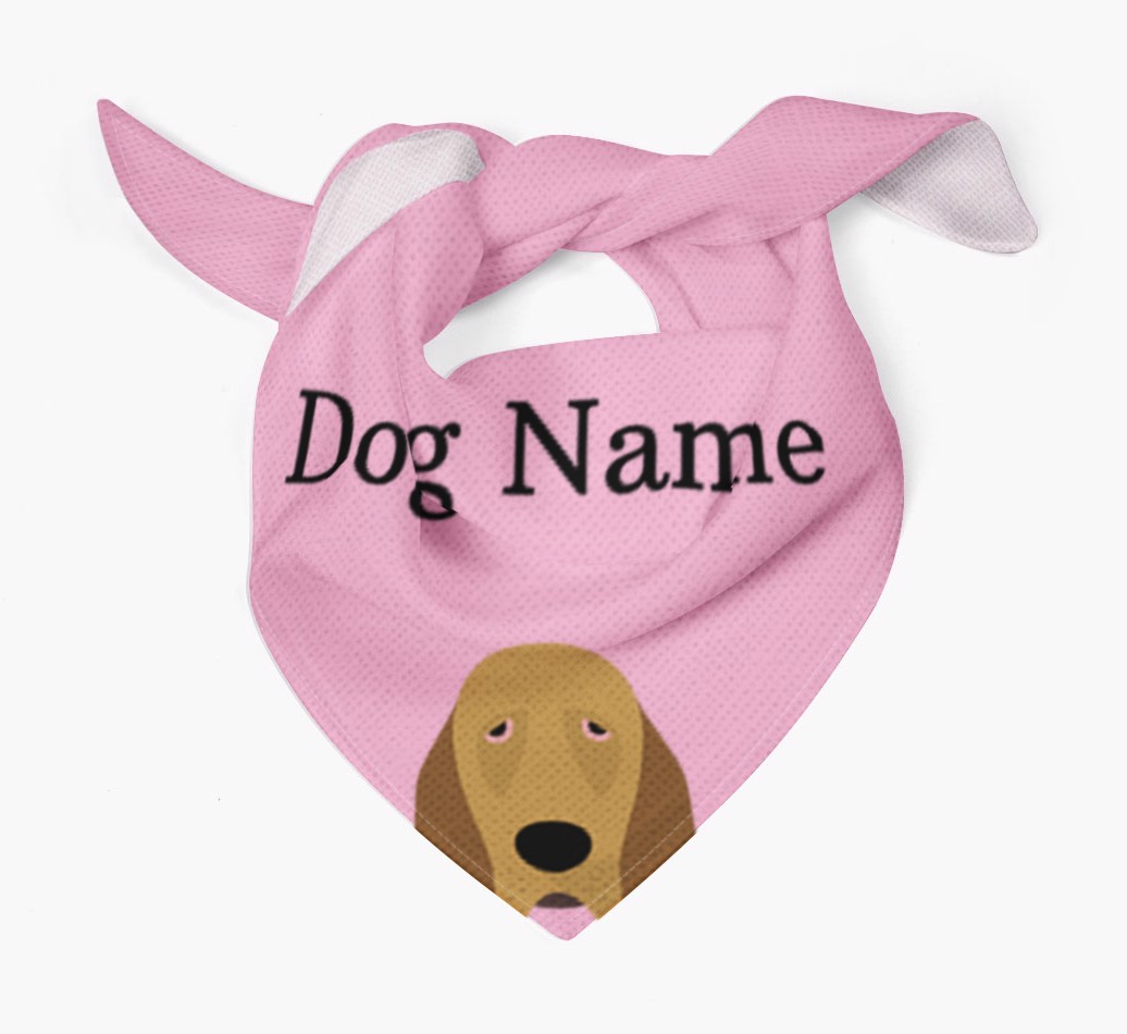 Personalised Dog Bandana with Peeking Yappicons for {dogsName}