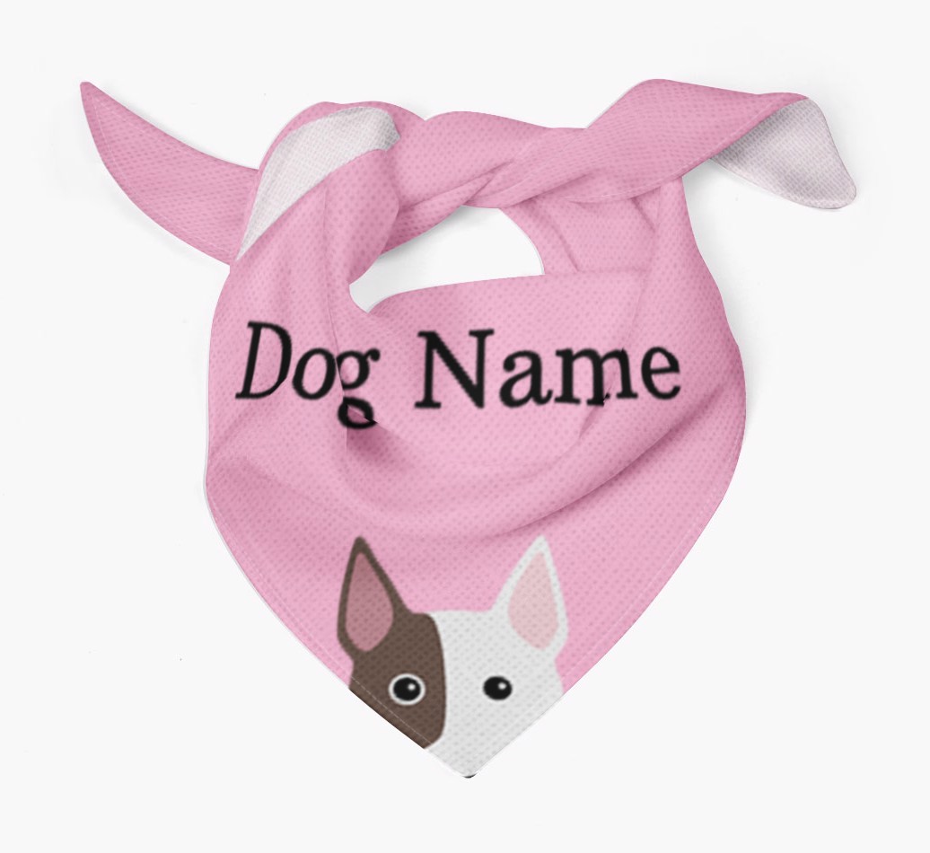 Personalised Dog Bandana with Peeking Yappicons for {dogsName}