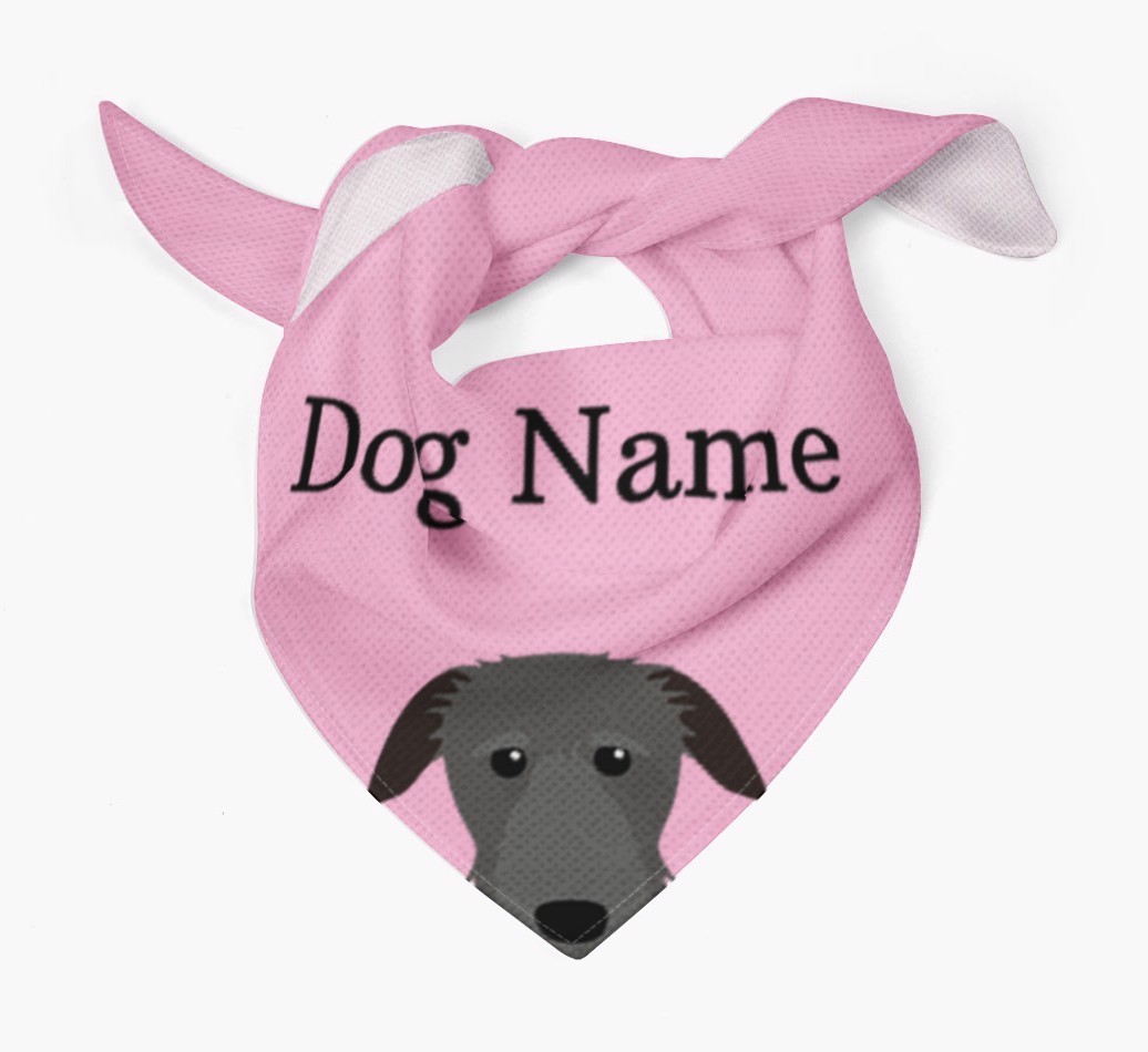 Personalised Dog Bandana with Peeking Yappicons for {dogsName}