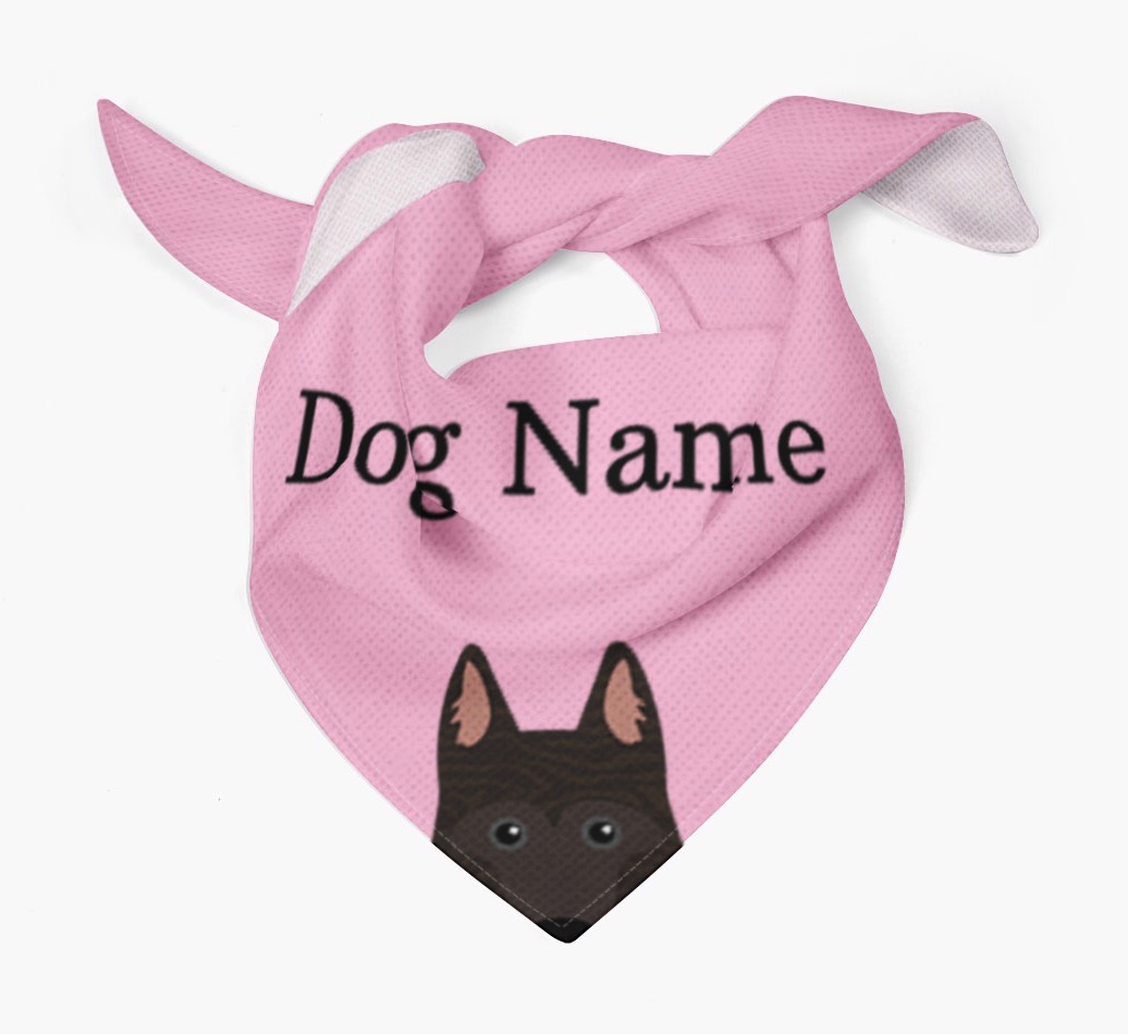 Personalised Dog Bandana with Peeking Yappicons for {dogsName}