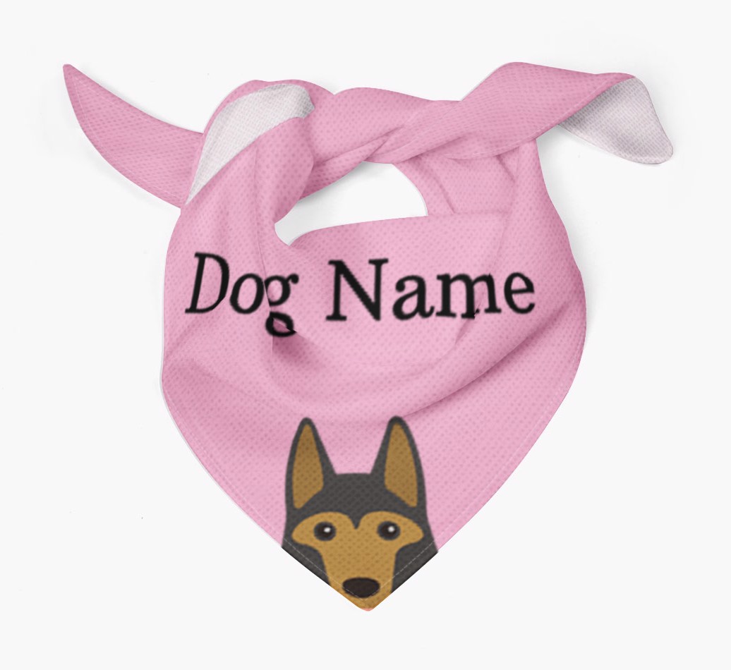 Personalised Dog Bandana with Peeking Yappicons for {dogsName}
