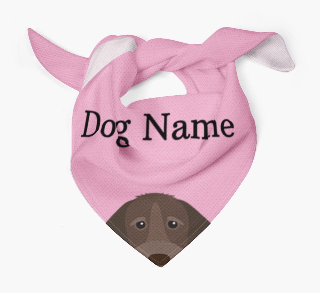 Personalised Dog Bandana with Peeking Yappicons for {dogsName}