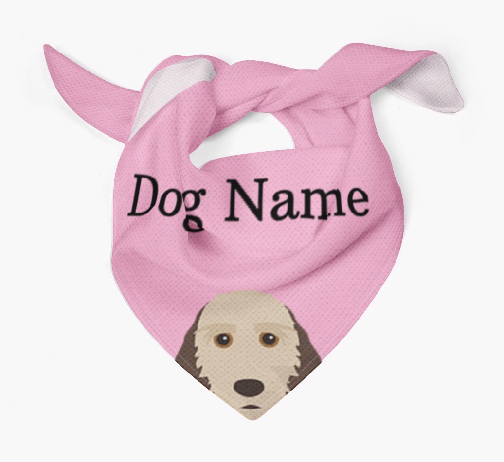 Personalised Dog Bandana with Peeking Yappicons for {dogsName}