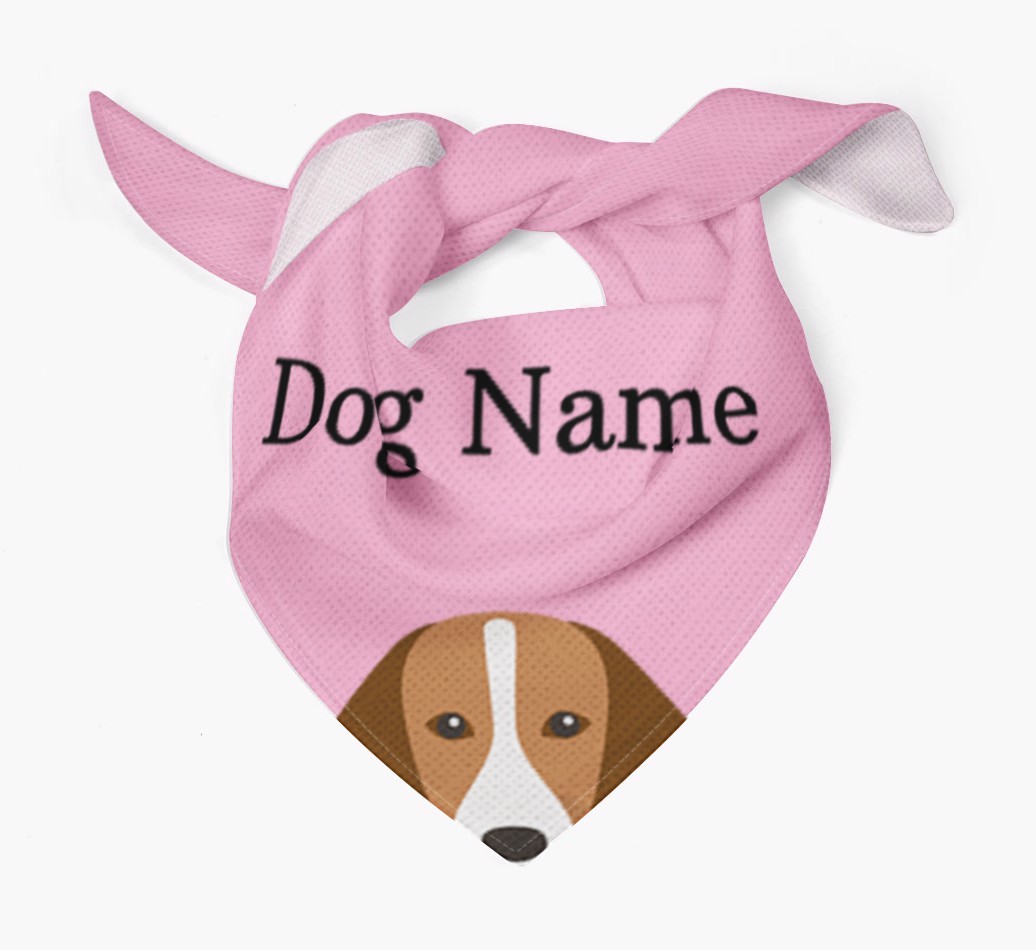 Personalised Dog Bandana with Peeking Yappicons for {dogsName}